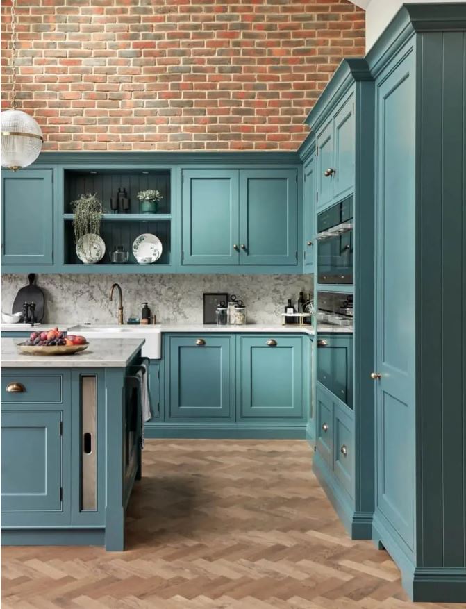 yeşil mutfak dolabı